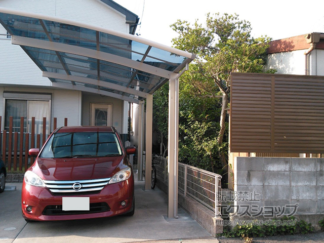 愛知県半田市ののカーポート レイナポートグラン 延長　積雪〜20cm対応 施工例