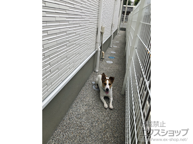 愛知県名古屋市ののフェンス・柵 ハイグリッドフェンスN8型 フリーポールタイプ 施工例