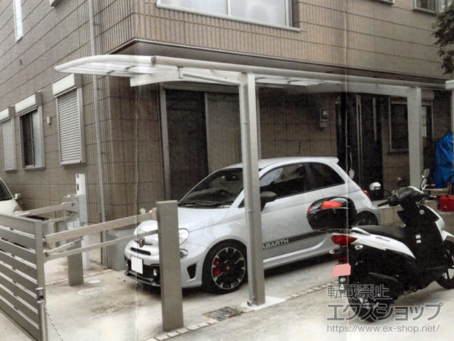 千葉県市川市ののカーポート プレシオスポート 積雪〜20cm対応 施工例