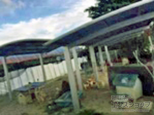 福岡県みやま市ののカーポート プレシオスポート 積雪〜20cm対応 施工例