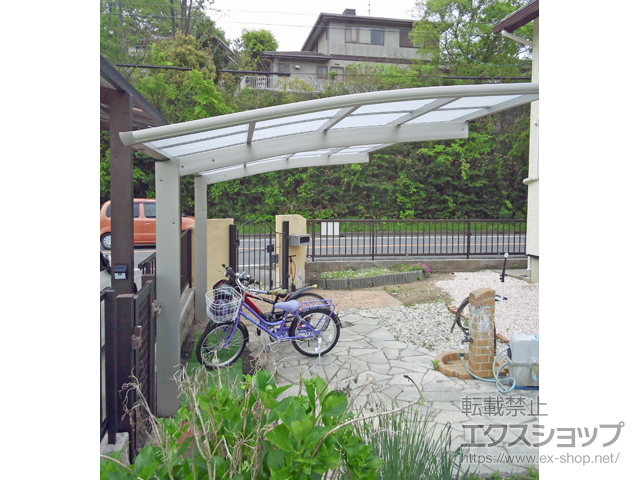 愛知県犬山市ののカーポート プレシオスポート 積雪〜20cm対応 施工例