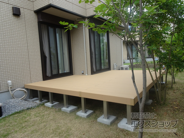 埼玉県吉川市ののウッドデッキ リウッドデッキ 200 施工例