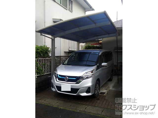 滋賀県大津市ののカーポート プレシオスポート 積雪〜20cm対応 施工例