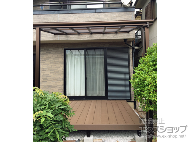 和歌山県橋本市ののウッドデッキ リウッドデッキ 200 施工例