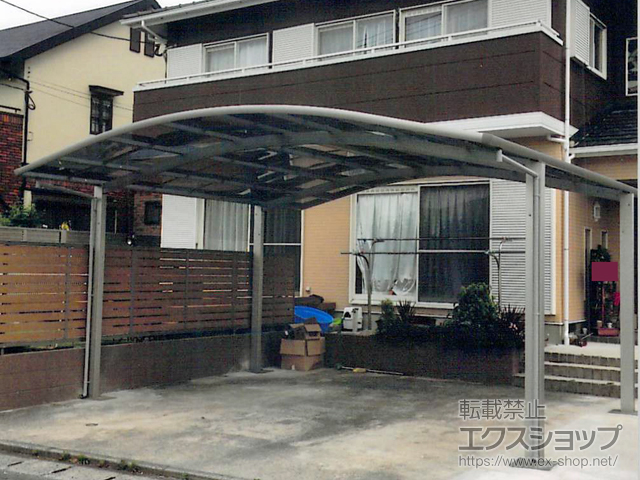 福岡県久留米市ののカーポート レイナツインポートグラン　積雪〜20cm対応 施工例
