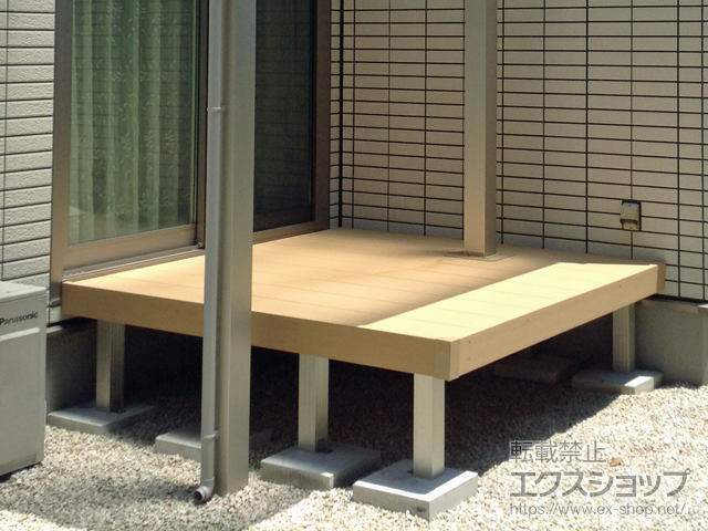 福岡県福岡市ののウッドデッキ リウッドデッキ 200 施工例