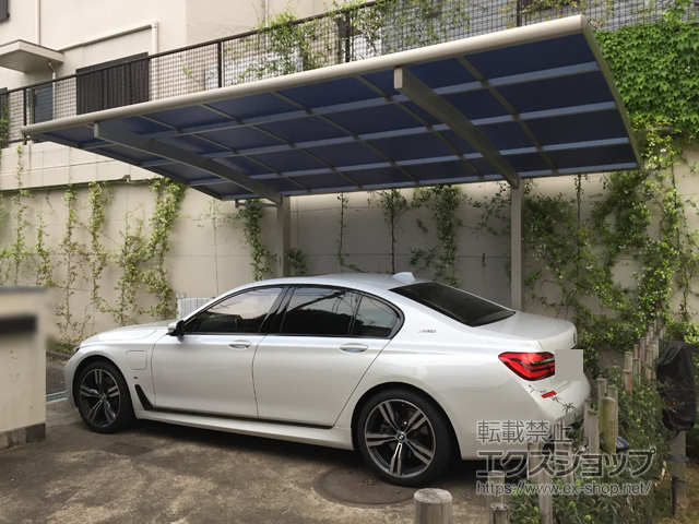 東京都大田区ののカーポート プレシオスポート 積雪〜20cm対応 施工例