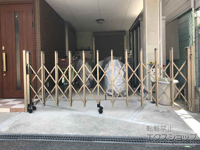 大阪府大阪市ののカーゲート トリップゲート RB型 ノンレール 片開き　32S 施工例