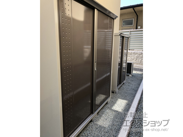 東京都国分寺市のの物置・屋外倉庫 グランプレステージジャンプ 1120×650×1600 GP-116B-T-CB 施工例