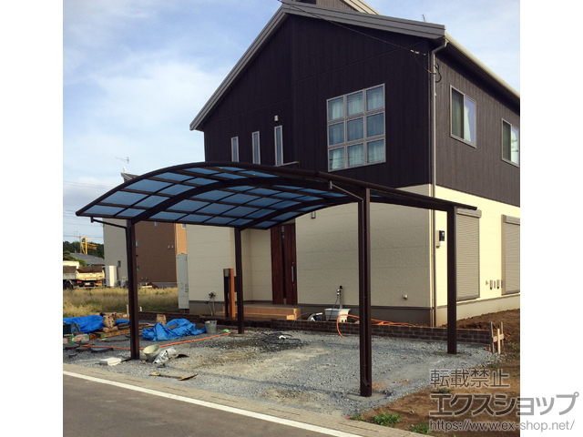 茨城県東茨城郡茨城町ののカーポート レイナツインポートグラン　積雪〜20cm対応 施工例