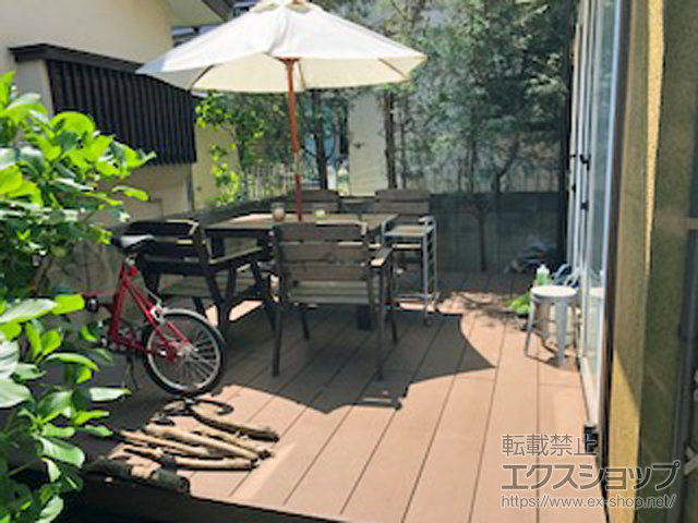 東京都練馬区ののウッドデッキ リウッドデッキ 200 施工例