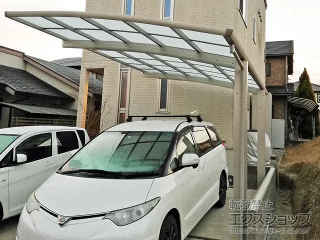 三重県伊賀市のYKKAPのカーポート レイナポートグラン　積雪～20cm対応 施工例