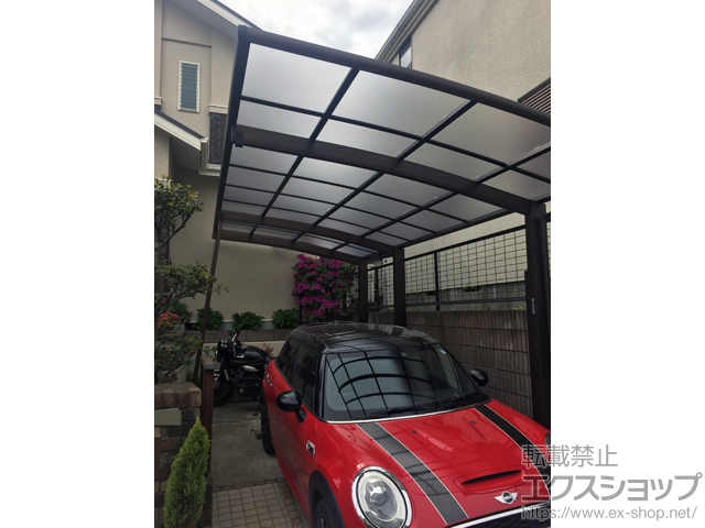 神奈川県横浜市ののカーポート レイナポートグラン 延長　積雪〜20cm対応 施工例