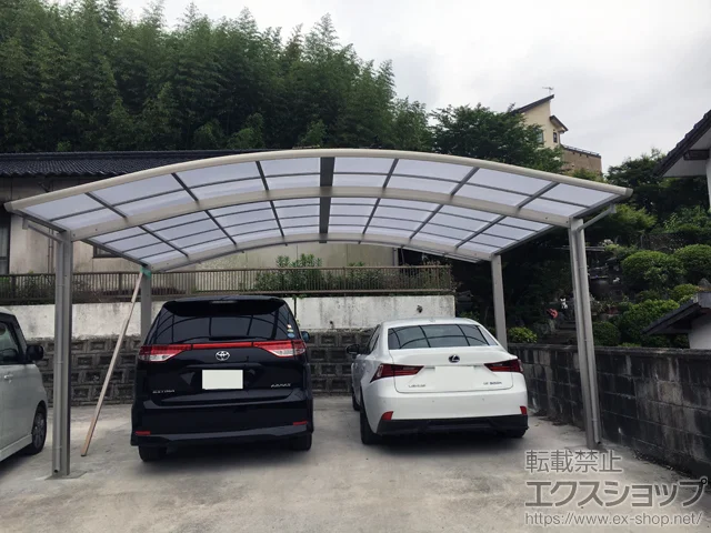 福岡県田川市のValue Selectのカーポート プレシオスポート ワイド 積雪～20cm対応 施工例