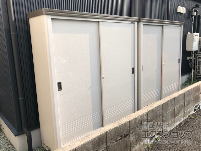 宮城県仙台市のの物置・屋外倉庫 エポミニ 断熱構造 1800×510×1910 YMEM-1805H-DB 施工例