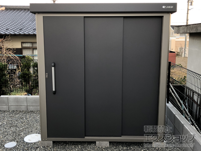 大分県別府市のの物置・屋外倉庫 エスケーエイト SK8-70 一般型 1800×1200×1940 SK8-70-GK 施工例