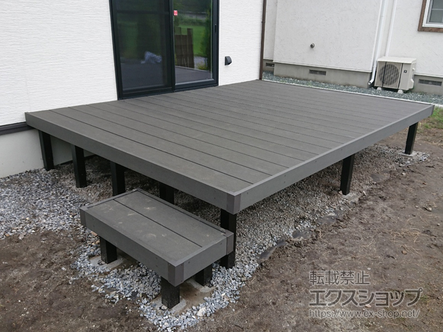 岩手県一関市ののウッドデッキ リウッドデッキ 200 施工例