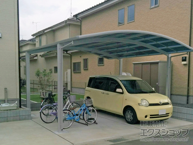 茨城県牛久市ののカーポート レイナツインポートグラン　積雪〜20cm対応 施工例