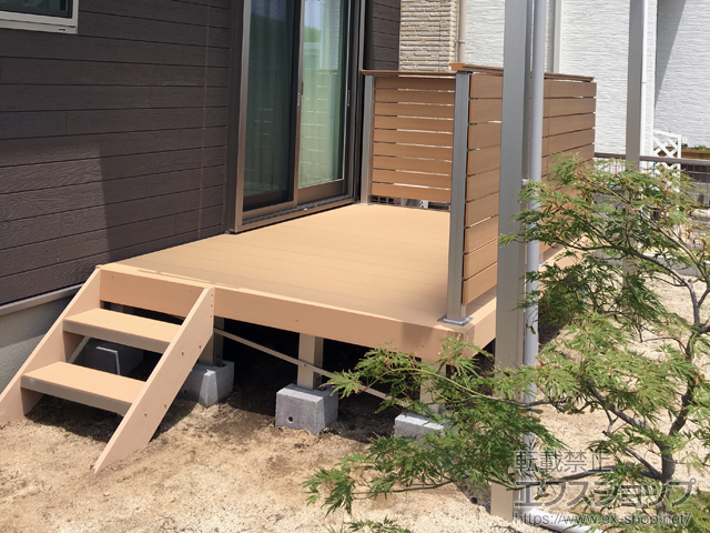 熊本県熊本市ののウッドデッキ リウッドデッキ 200 施工例