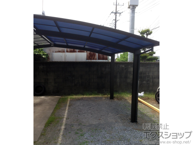 茨城県水戸市ののカーポート プレシオスポート 積雪〜20cm対応 施工例