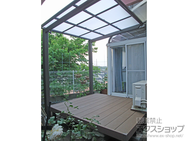 東京都町田市ののサイクルポート・駐輪場 フーゴFミニ (フラットスタイル) 積雪〜20cm対応 施工例