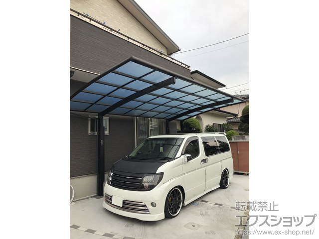 埼玉県春日部市ののカーポート レイナポートグラン　積雪〜20cm対応 施工例