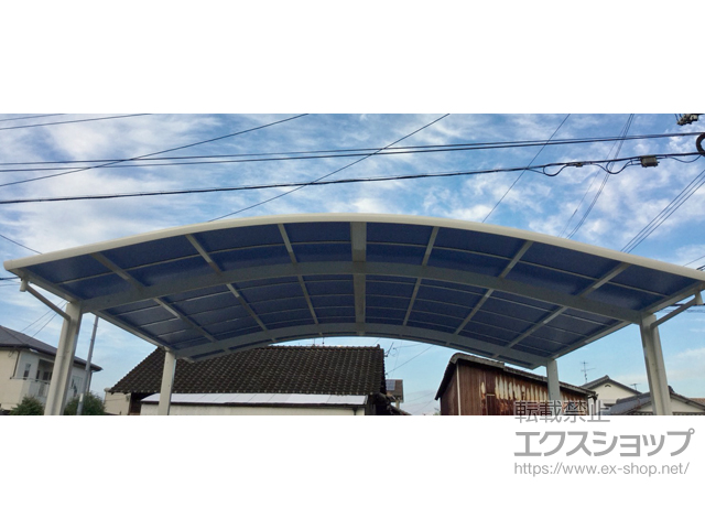 宮崎県都城市ののカーポート レイナツインポートグラン　積雪〜20cm対応 施工例