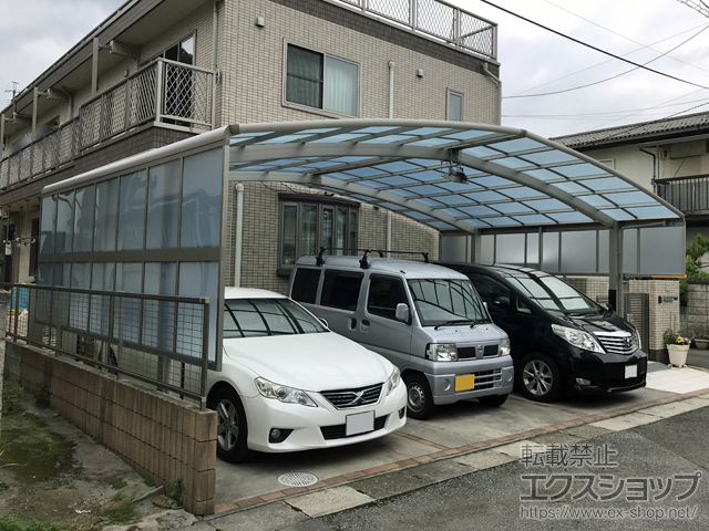 茨城県取手市ののカーポート レイナトリプルポートグラン　積雪〜20cm対応 施工例