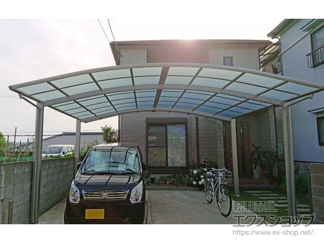 大阪府泉南市ののカーポート レイナツインポートグラン　積雪〜20cm対応 施工例