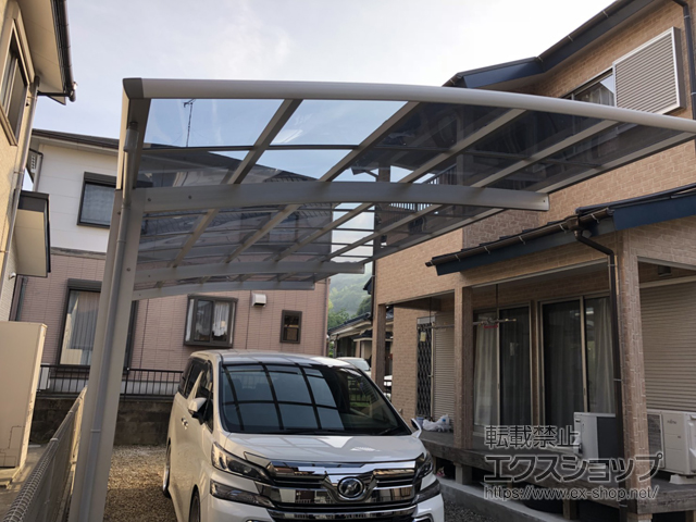 鹿児島県鹿児島市ののカーポート レイナポートグラン 延長　積雪〜20cm対応 施工例