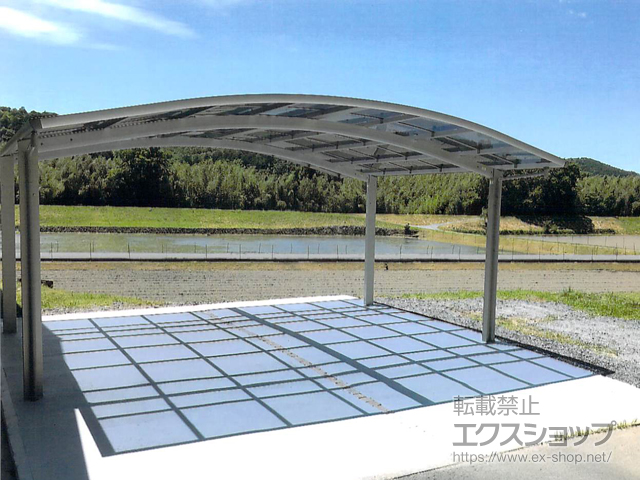 京都府南丹市ののカーポート レイナツインポートグラン　積雪〜20cm対応 施工例