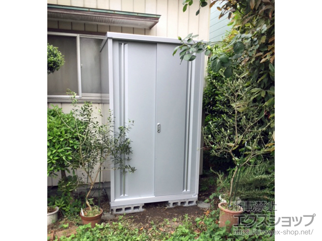 神奈川県相模原市のの物置・屋外倉庫 シンプリー 一般型 1100×905×1903 MJX-119E-P-FS 施工例
