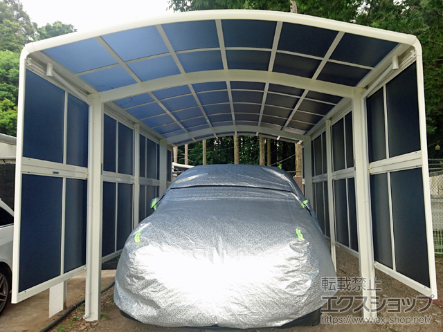 茨城県小美玉市ののカーポート レイナワンポートグラン　積雪〜20cm対応 施工例