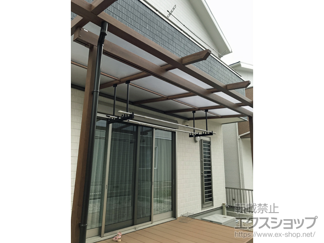 愛知県清須市ののテラス屋根 サザンテラス (パーゴラ仕様) テラスタイプ 単体 施工例