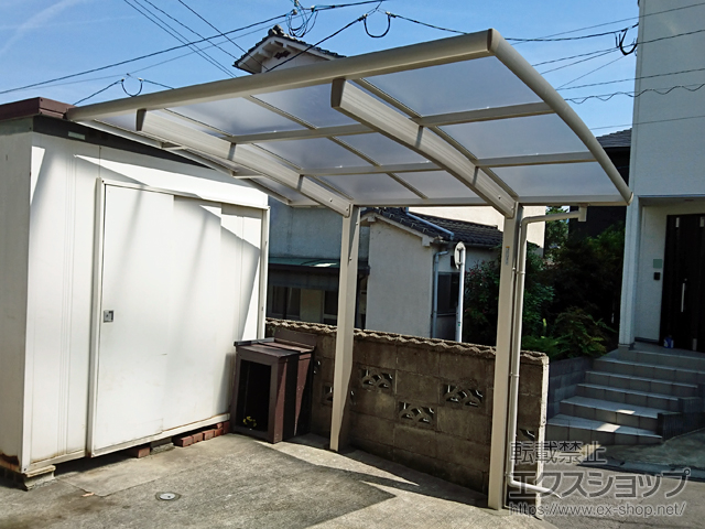 大分県別府市ののサイクルポート・駐輪場 レイナポートグランミニ 積雪〜20cm対応 施工例