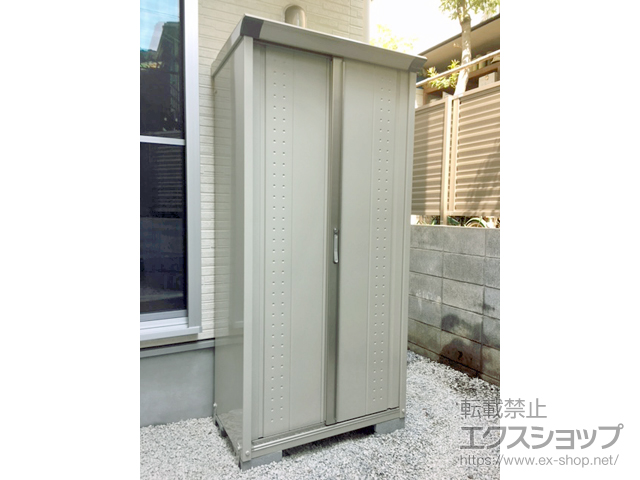 東京都杉並区のの物置・屋外倉庫 グランプレステージジャンプ 920×530×1900 GP-95A-T-MW 施工例