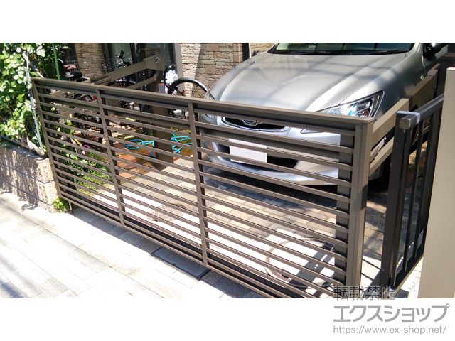 大阪府堺市ののカーゲート オーバードアS1型 手動式 施工例