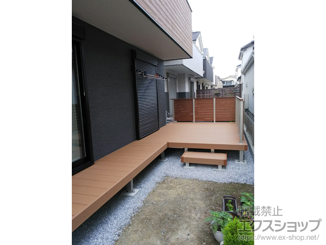 埼玉県上尾市ののウッドデッキ リウッドデッキ 200 施工例
