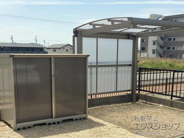 三重県鈴鹿市のの物置・屋外倉庫 グランプレステージジャンプ GP-179C GP-179C-F-CB 施工例