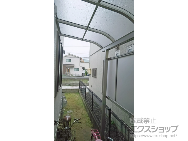 愛媛県松山市ののテラス屋根 ヴェクターテラス R型 テラスタイプ 単体 積雪〜20cm対応 施工例