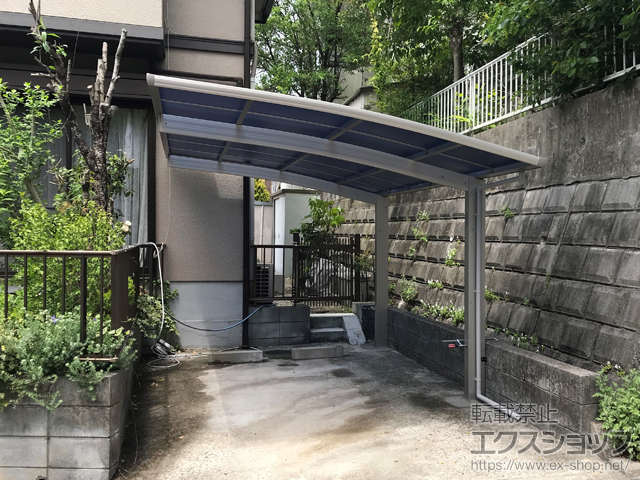 兵庫県神戸市ののカーポート プレシオスポート 積雪〜20cm対応 施工例