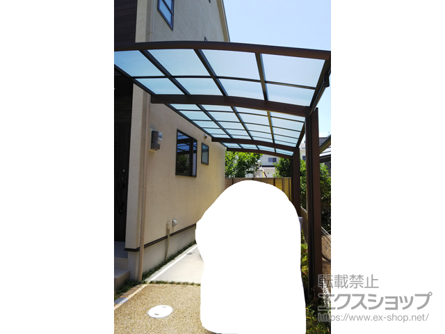 大阪府交野市ののカーポート レイナポートグラン 延長　積雪〜20cm対応 施工例