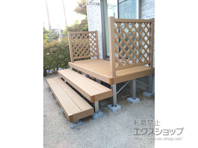 長崎県佐世保市ののウッドデッキ リウッドデッキ 200 施工例