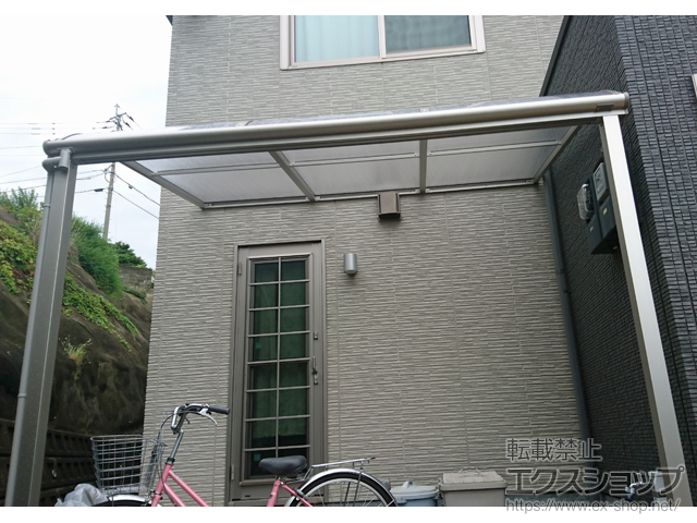 福岡県北九州市ののテラス屋根 ヴェクターテラス R型 テラスタイプ 単体 積雪〜20cm対応 施工例