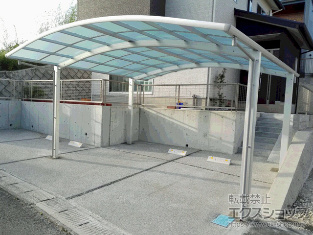 鹿児島県鹿児島市ののカーポート レイナツインポートグラン　積雪〜20cm対応 施工例