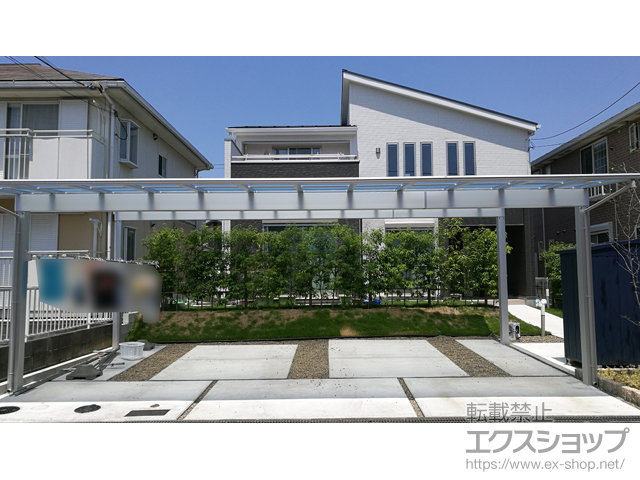 千葉県成田市ののカーポート エフルージュ トリプル 積雪〜20cm対応 施工例
