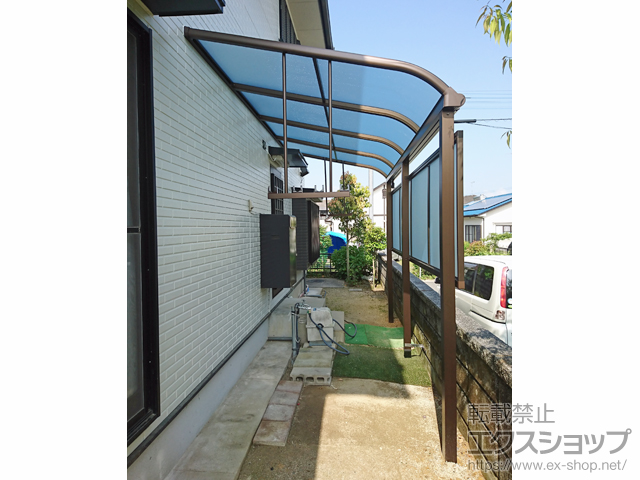 福岡県飯塚市ののテラス屋根 ヴェクターテラス R型 テラスタイプ 単体 積雪〜20cm対応 施工例