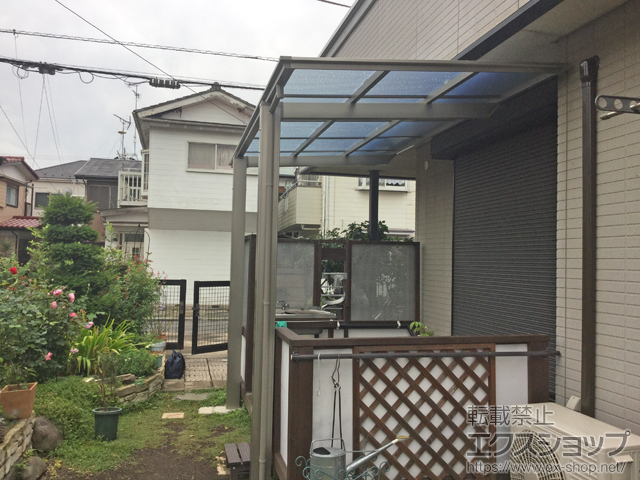 神奈川県相模原市のlixil リクシル テラス屋根施工例 フーゴf 独立テラスタイプ 単体 積雪 cm対応 1