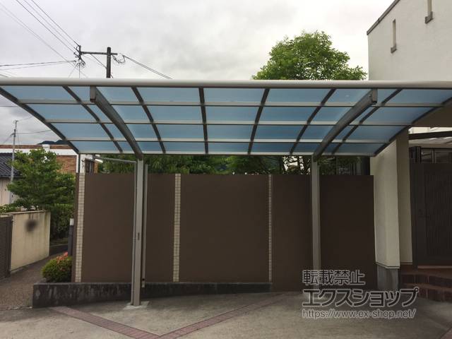 鹿児島県姶良市ののカーポート レイナポートグラン　積雪〜20cm対応 施工例