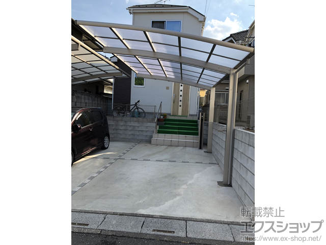 埼玉県蓮田市ののカーポート レイナポートグラン　積雪〜20cm対応 施工例